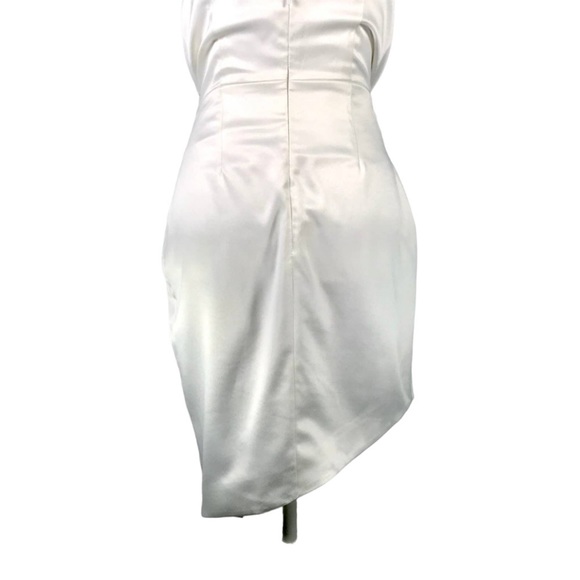 NEW NWT Elliatt Camo Asymmetric Satin Cocktail Mini
Dress S Halter High Neck - Picture 11 of 12